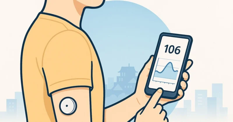 フリースタイルリブレ2完全入門：大きさ・しくみ・費用から“数字に振り回されない”上手な使い方まで【糖尿病専門医が解説】のアイキャッチ画像